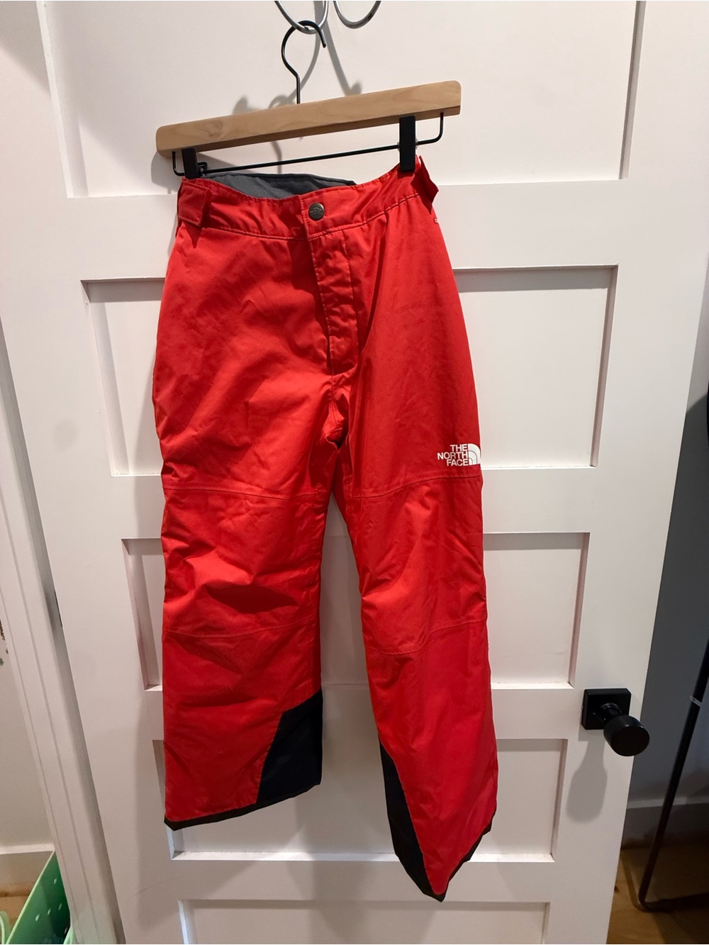 The North Face Kids Red and Black Snow Pants